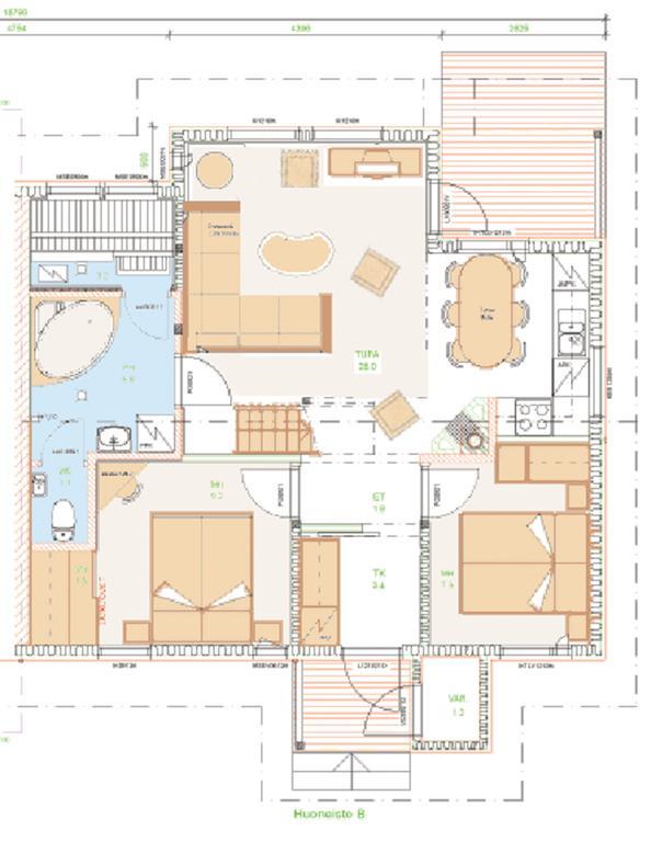 Otsopirtti: Maria And Otso Apartments Kolinkylä Szoba fotó